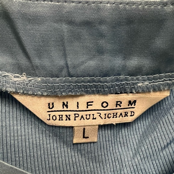 Uniform By John Paul Richard Blue Ribbed Tank - Picture 8 of 9